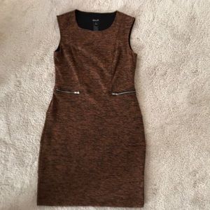 Alexa B Patterned zipper dress